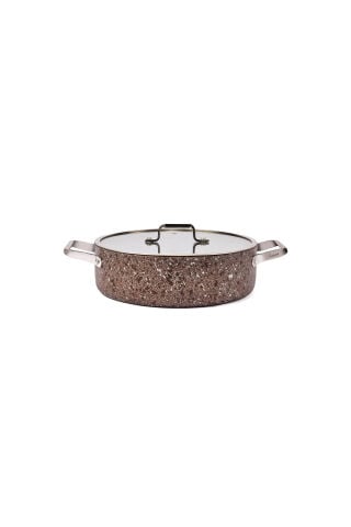 Brioni Stone Age Terra 26 cm Basık Tencere SHT-124