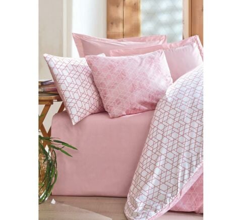 Cotton Box Minimal Tek Kişilik Nevresim Takımı Best Pembe
