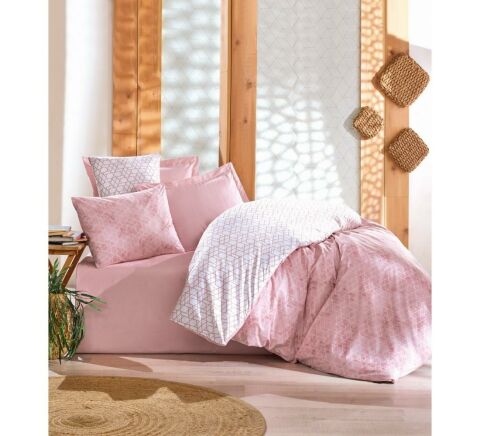 Cotton Box Minimal Tek Kişilik Nevresim Takımı Best Pembe
