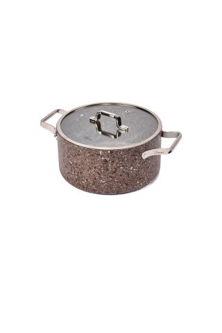 Brioni Stone Age Terra 24 cm Derin Tencere SHT-132