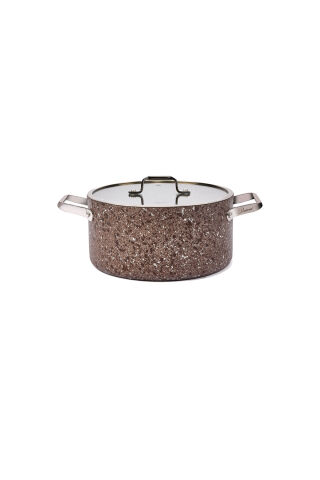 Brioni Stone Age Terra 24 cm Derin Tencere SHT-132