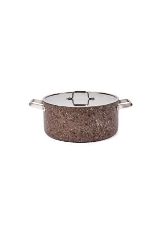 Brioni Stone Age Terra 28 cm Derin Tencere SHT-134