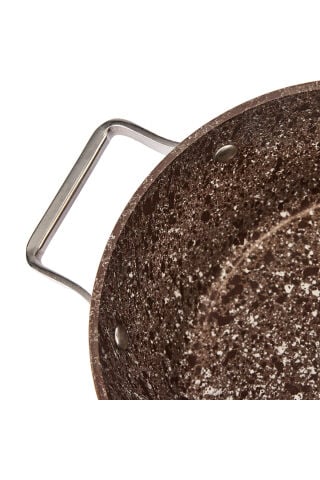 Brioni Stone Age Terra 28 cm Derin Tencere SHT-134