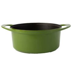 Sürel Pot Art Derin Döküm Tencere Yeşil 24 cm