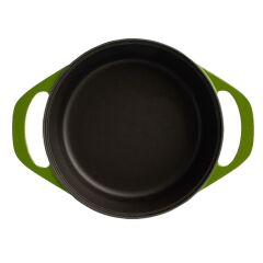 Sürel Pot Art Derin Döküm Tencere Yeşil 24 cm