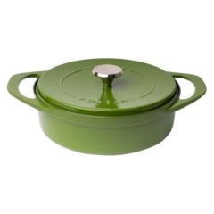 Sürel Pot Art Sığ Döküm Tencere Yeşil 26 cm