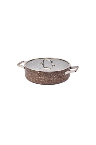 Brioni Stone Age Terra 28 cm Basık Tencere SHT-125