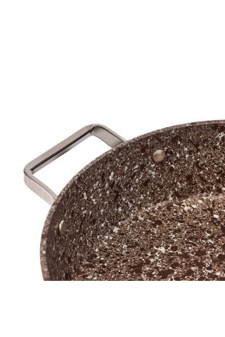 Brioni Stone Age Terra 28 cm Basık Tencere SHT-125