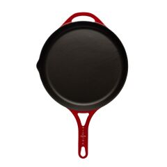 Sürel Pot Art Düz Döküm Tava Kırmızı 28 cm