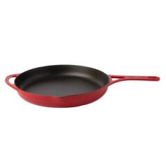 Sürel Pot Art Düz Döküm Tava Kırmızı 28 cm