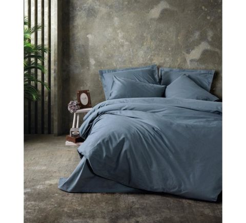 Cotton Box Plain Tek Kişilik Nevresim Takımı Antrasit
