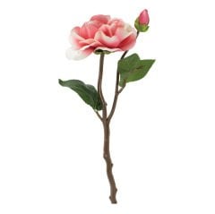 Tmall Home Design Koyu Pembe Kamelya (Yapay Çiçek) 36 cm