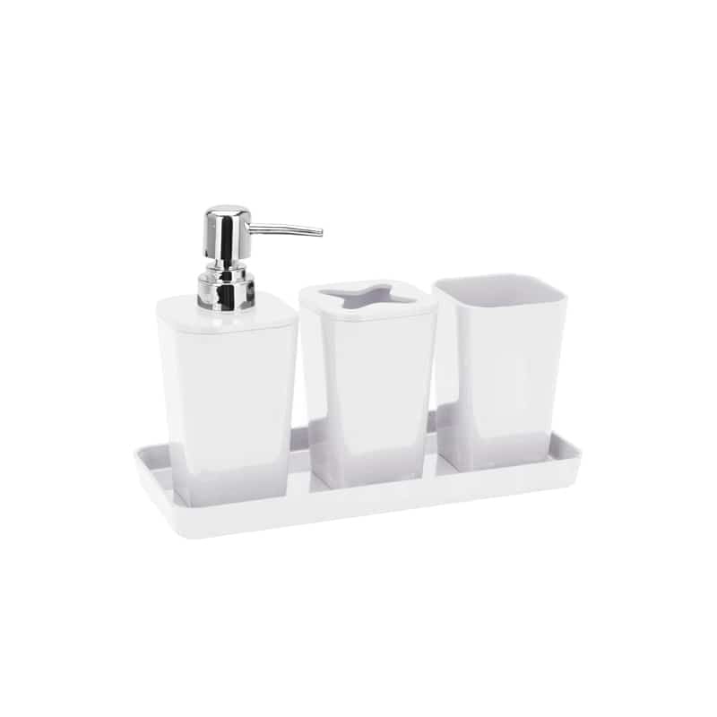 T.Concept Banyo Seti 4 Parça Beyaz