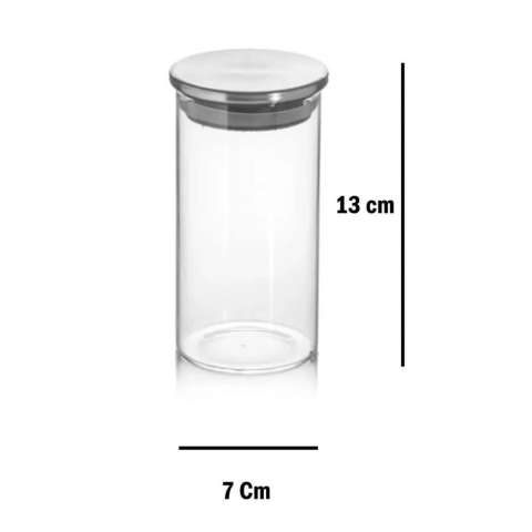 Mien Metal Kapaklı Vakumlu Cam Kavanoz 320 ml