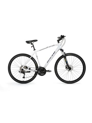 Bisan TRX 8500 28 Jant 24 Vites 700C 54K Şehir Bisikleti Mat Beyaz Lacivert