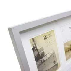 T.Concept Dekoratif Cam Üçlü Ahşap Fotoğraf Çerçevesi
