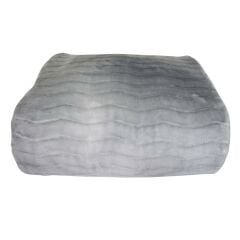 Merinos Dream Home Çift Kişilik Yumuşak Polar Battaniye Set Gri 220*240