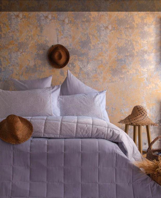 Apricitas Home Çift Kişilik Yatak Örtülü Set Ines Gri AP83T00010025