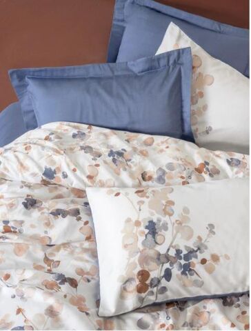 Saten Çift Kişilik Nevresim Takımı Nebulae Indigo