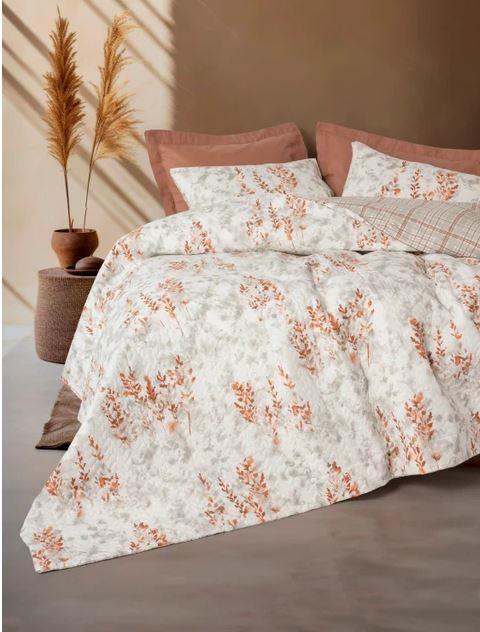 Modeline Ranforce Tek Kişilik Lamina Tarçın Nevresim Takımı