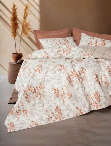 Modeline Ranforce Tek Kişilik Lamina Tarçın Nevresim Takımı