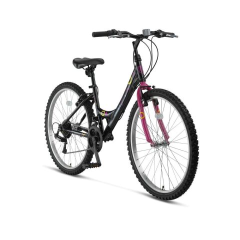 Ümit Colorado 24 Jant 12K V 21V Bayan Dağ Bisikleti Siyah Pembe