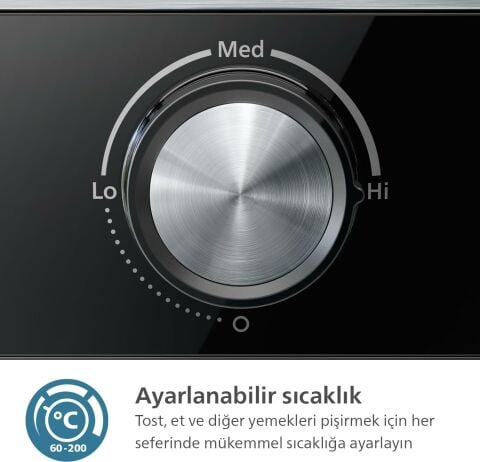 Philips 5000 Serisi Izgara ve Tost Makinesi Çıkarılabilir Yapışmaz Yüzeyli HD6301/90