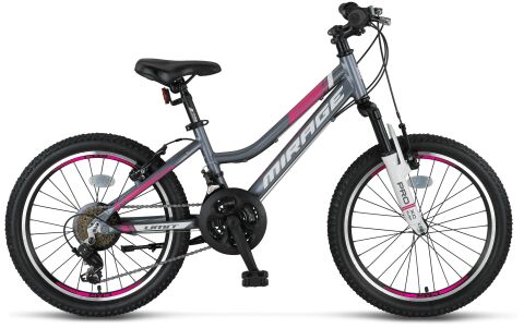 Ümit Mirage 20 Jant V Fren 18 Vites Çocuk Bisikleti Antrasit Pembe