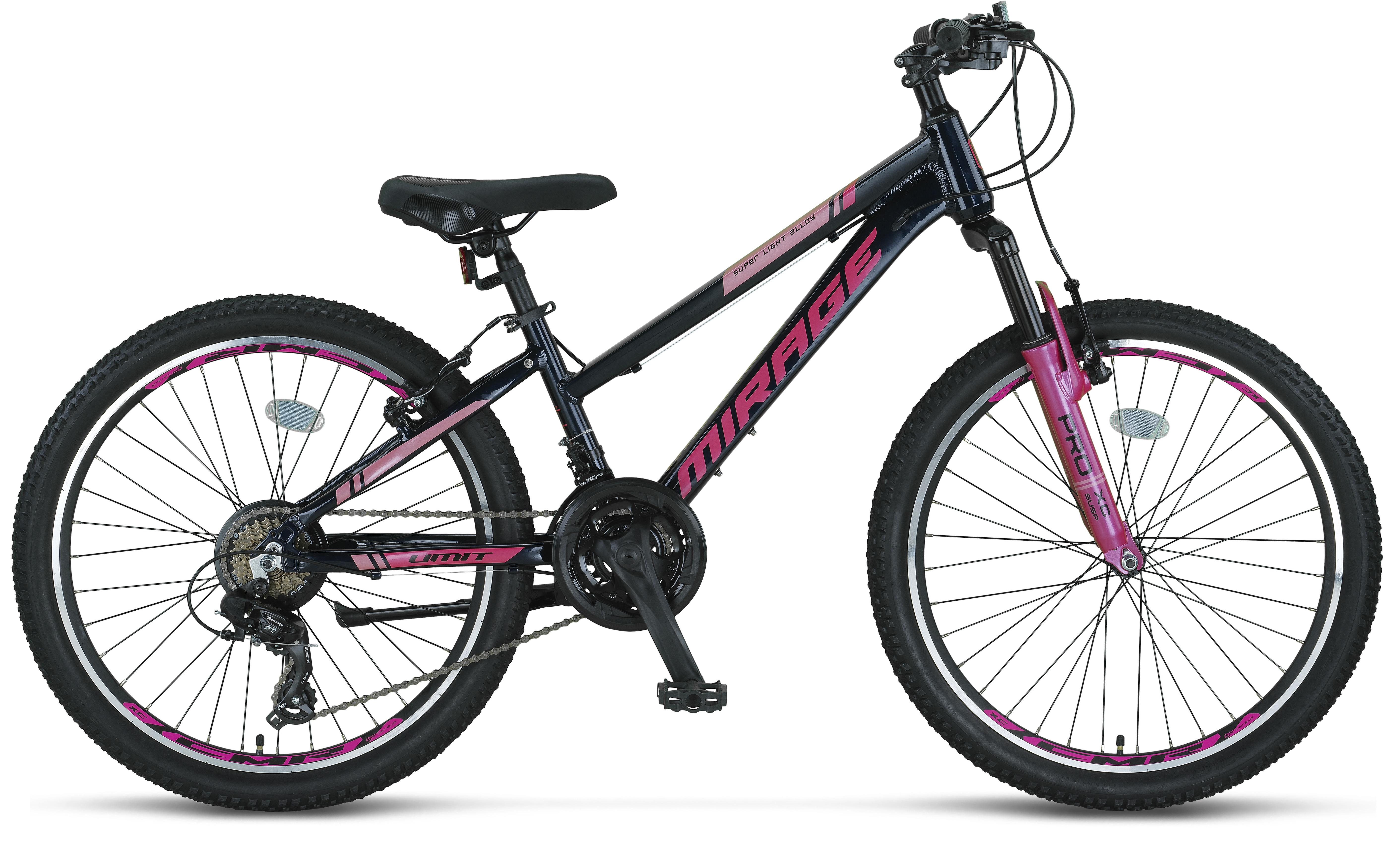 Ümit Mirage 26 Jant V Fren 21 Vites Dağ Bisiklet Siyah Pembe