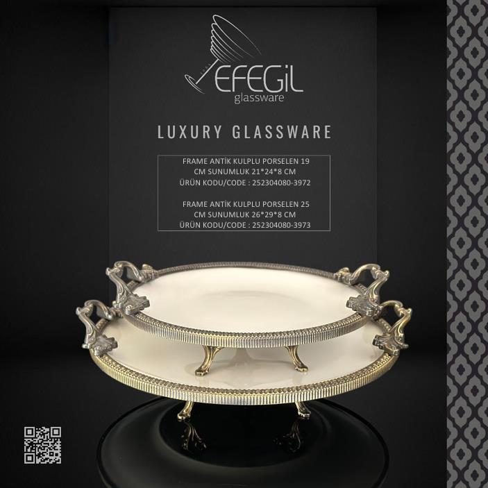Efegil Frame Antik Porselen Sunumluk 26*29*8 (ANTALYA MERKEZ TESLİMAT)