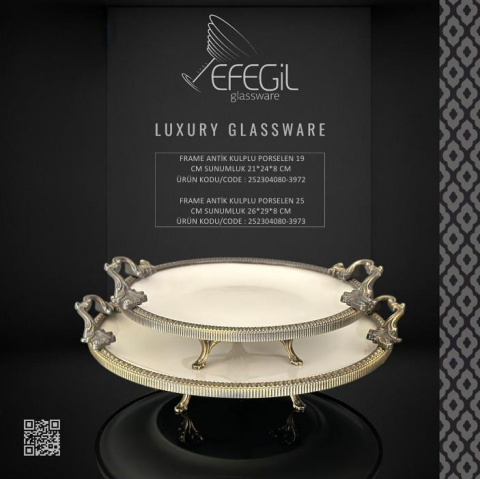 Efegil Frame Antik Porselen Sunumluk 26*29*8 (ANTALYA MERKEZ TESLİMAT)