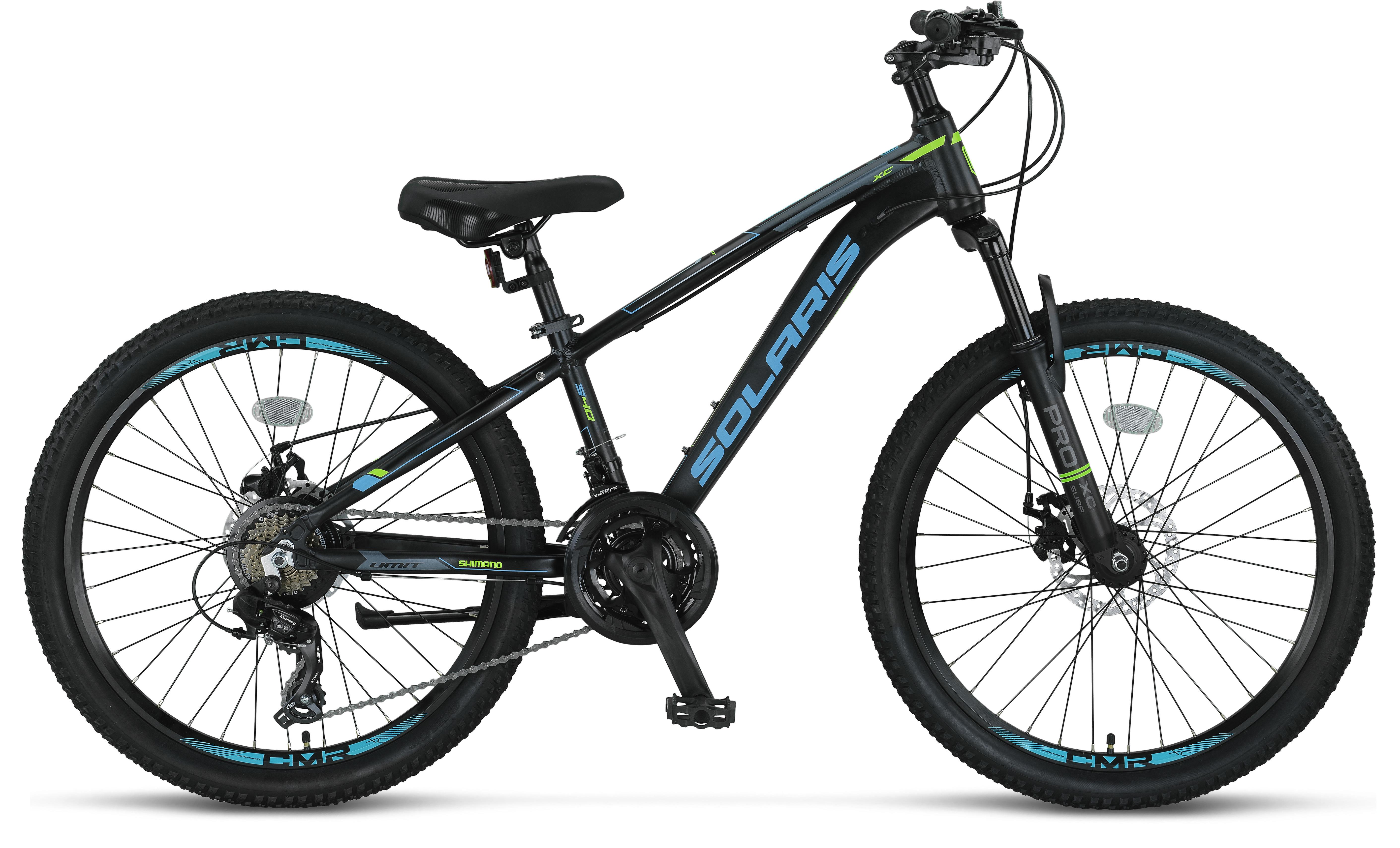 Ümit Solarıs 26 Jant M.Disk 21 Vites Dağ Bisikleti Siyah Mavi Yeşil