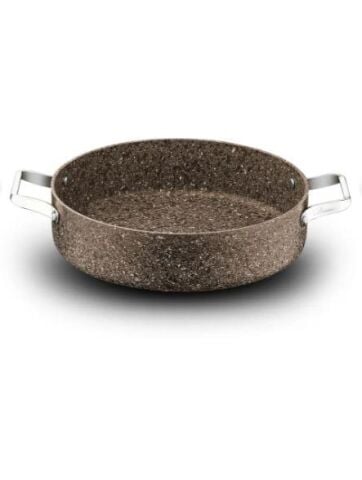 Brioni Stone Age Terra 30 cm Basık Tencere SHT-126