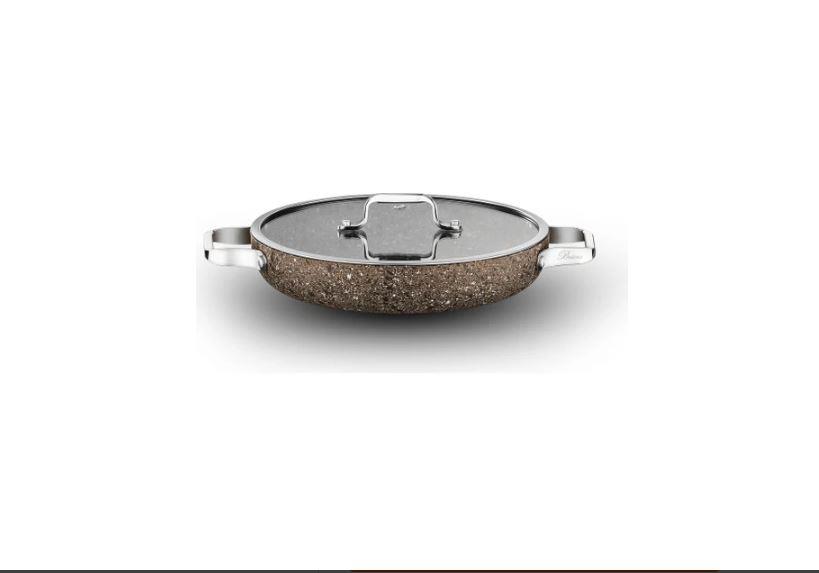 Brioni Stone Age Terra 24 cm Kapaklı Sahan SHT-161