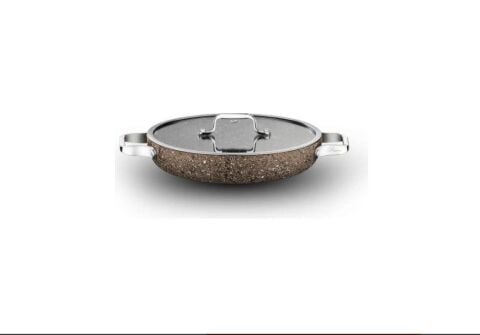 Brioni Stone Age Terra 24 cm Kapaklı Sahan SHT-161