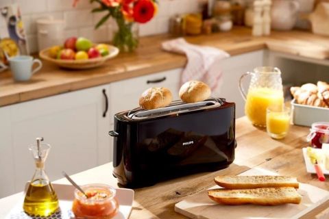 Philips Daily Collection Ekmek Kızartma Makinesi Uzun Yuvalı HD2590/90