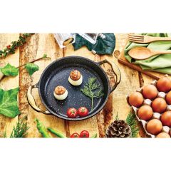 OMS Döküm Granit Sahan 20 cm Bakır 3248