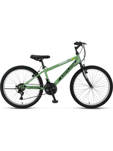 Ümit Explorer 24 Jant V Fren 21 Vites Dağ Bisikleti Yeşil Siyah