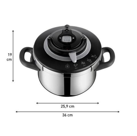 TEFAL Clipso+ Chef 4,5 Litre 4 Pişirme Programlı Düdüklü Tencere - 1510002661
