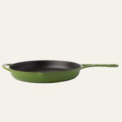 Sürel Potart 28 cm Yuvarlak Düz Döküm Tava Parlak Yeşil
