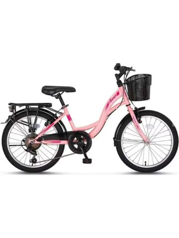 Ümit Alanya 24 Jant  V 21 Vites Bayan Şehir Bisikleti Pembe