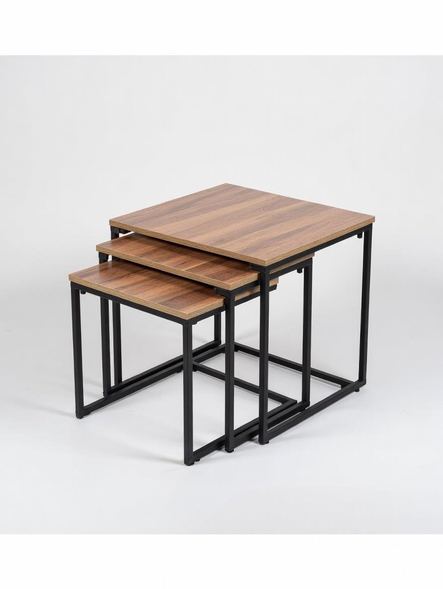 Üçlü Zigon Sehpa ( SADECE ANTALYA MERKEZ TESLİMAT)