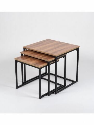 Üçlü Zigon Sehpa ( SADECE ANTALYA MERKEZ TESLİMAT)