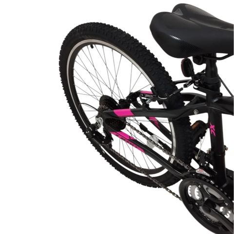 Ümit Motion Lady 24 Jant 13 K V Fren Dağ Bisikleti Siyah Pembe 2476