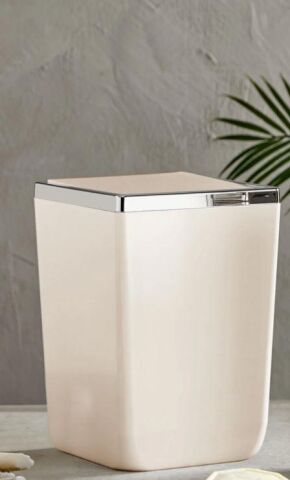 Toskana Bej Çöp Kovası 6lt M-SA05-09