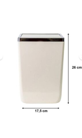 Toskana Bej Çöp Kovası 6lt M-SA05-09