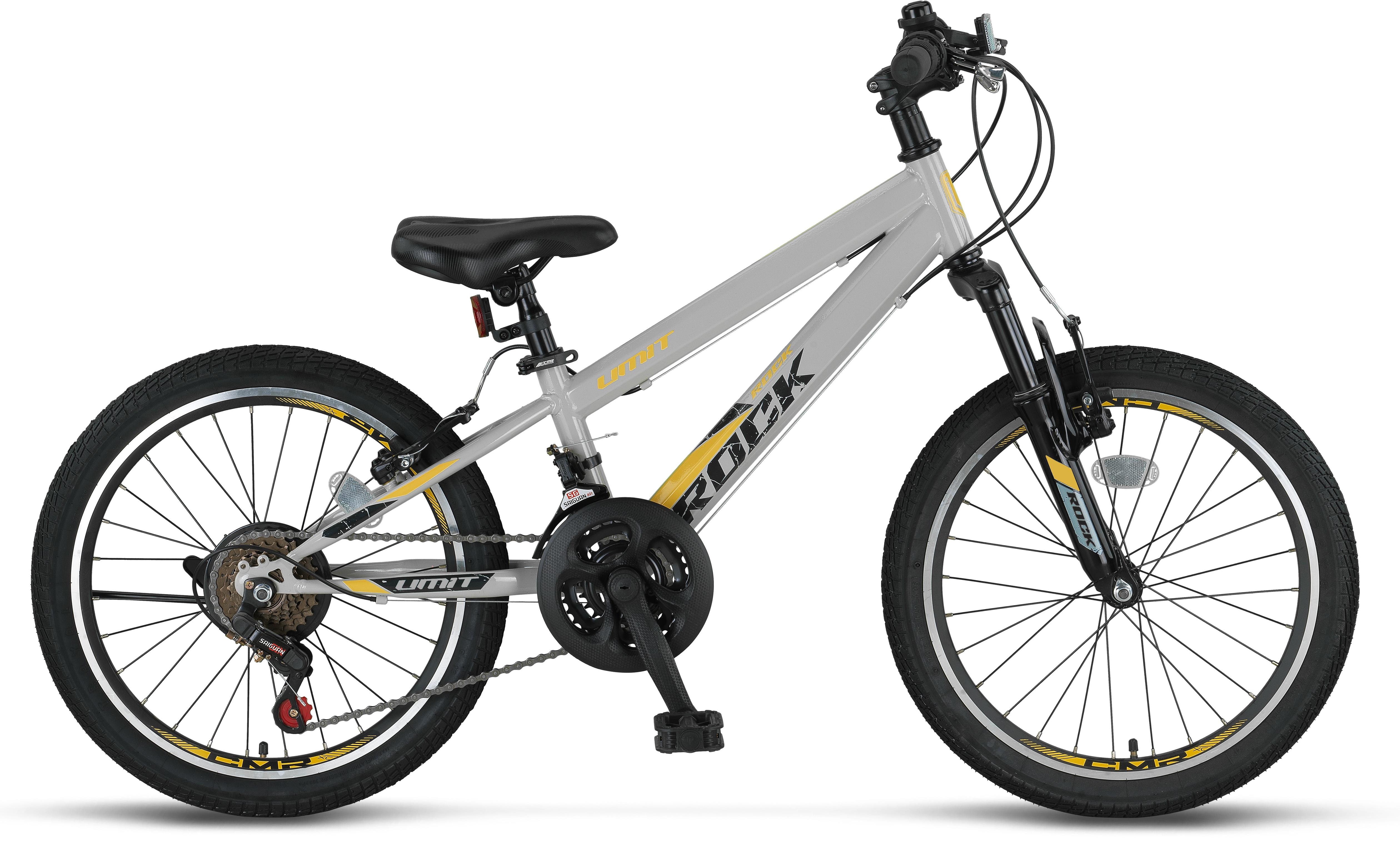 Ümit Rock 24 Jant V Fren 21 Vites Dağ Bisikleti Gri Sarı