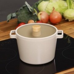 Neoflam Fika Alüminyum Döküm Derin Tencere 22cm