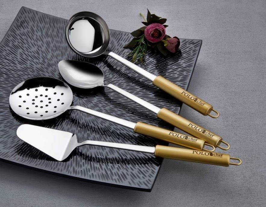 PoloChef Proline Servis Kaşık Seti Gold