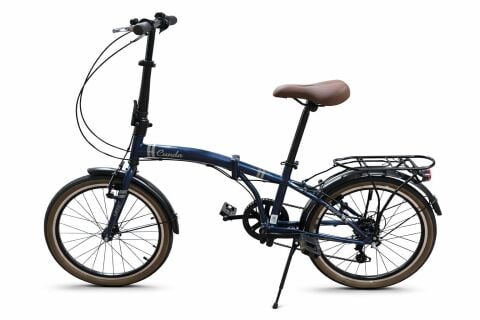 Ümit Cunda 20 Jant V Fren 6 Vites Katlanır Bisiklet Blue Silver